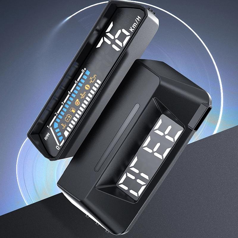Vehicle Obd Head Up Display Multi Function Instrument For Oil Temp & Gearbox Monitoring - S101 3