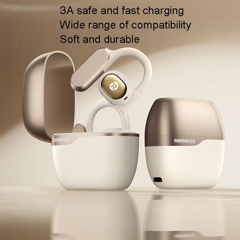 Wireless Openbuds Air Earphones - Conduction Music - White 3