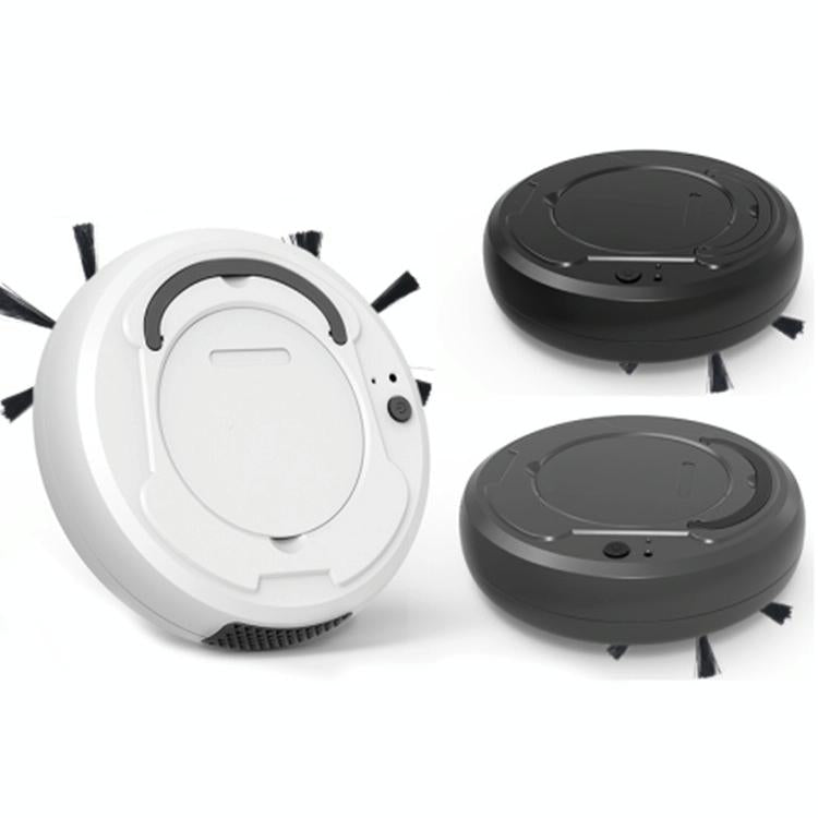 Smart 3-in-1 Robot Vacuum with Wet / Dry Mopping - Rechargeable & Auto Cleaning - Black - Black 3