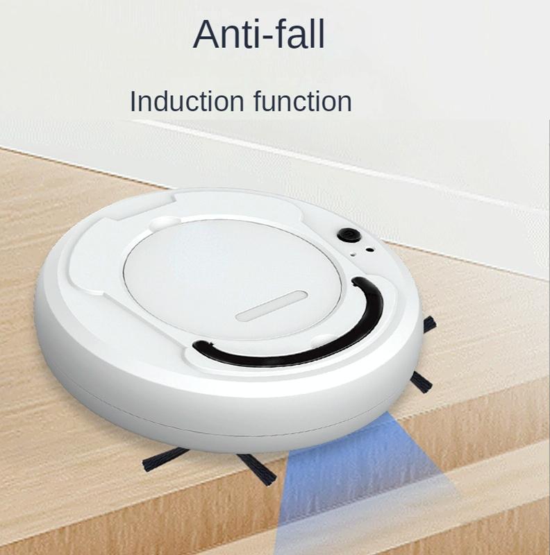 Smart 3-in-1 Robot Vacuum with Wet / Dry Mopping - Rechargeable & Auto Cleaning - Black - Black 8