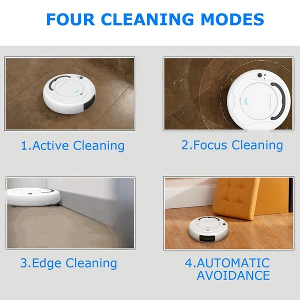 Smart 3-in-1 Robot Vacuum with Wet / Dry Mopping - Rechargeable & Auto Cleaning - Black - Black 10
