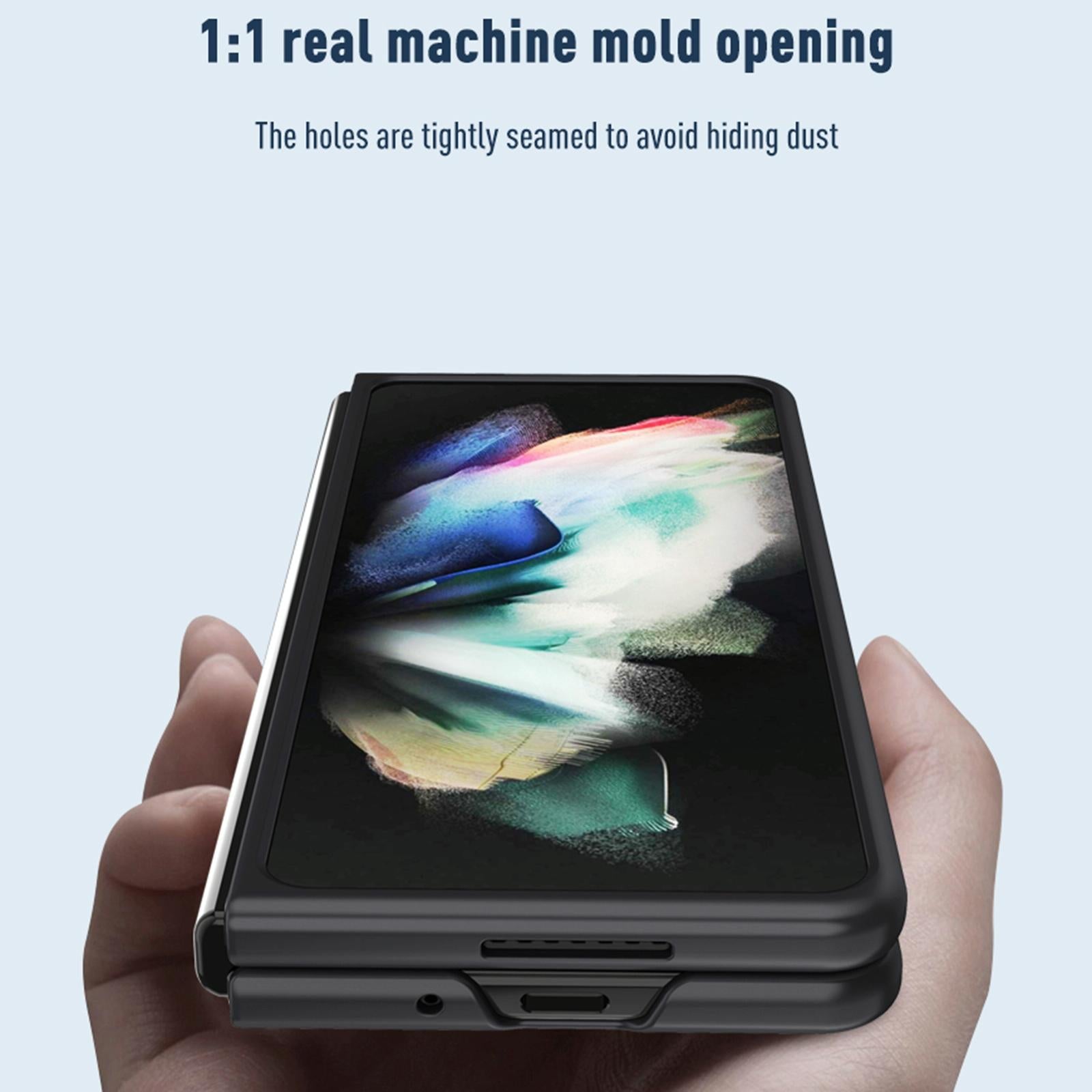 For Samsung Galaxy Z Fold4 5G Shockproof Skin - Breathable & Protective - Green 6