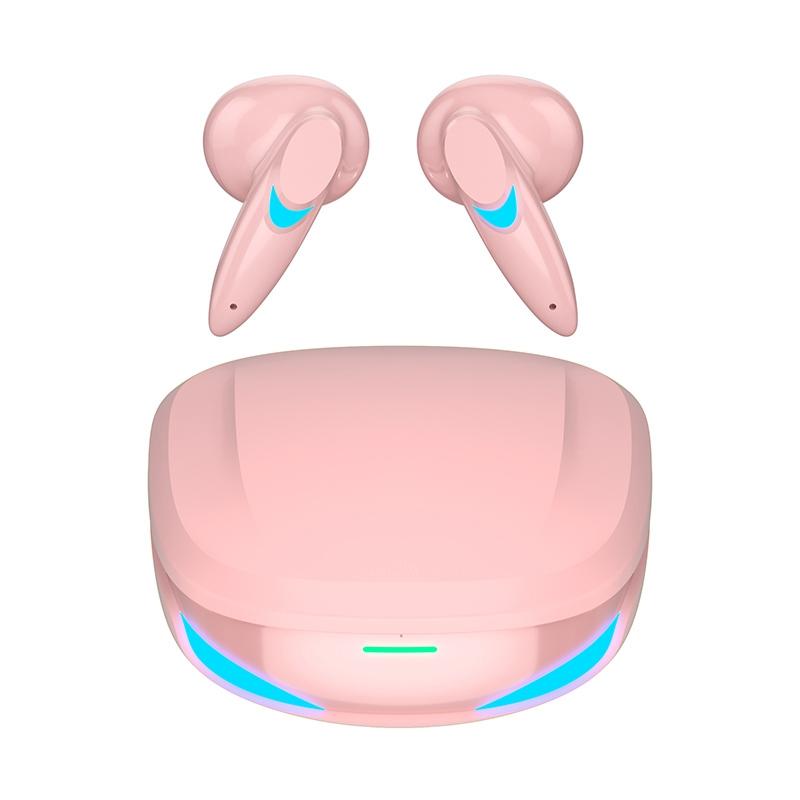 True Stereo Touch Bluetooth Earphones - G10 Tws 5.2 - Pink 13