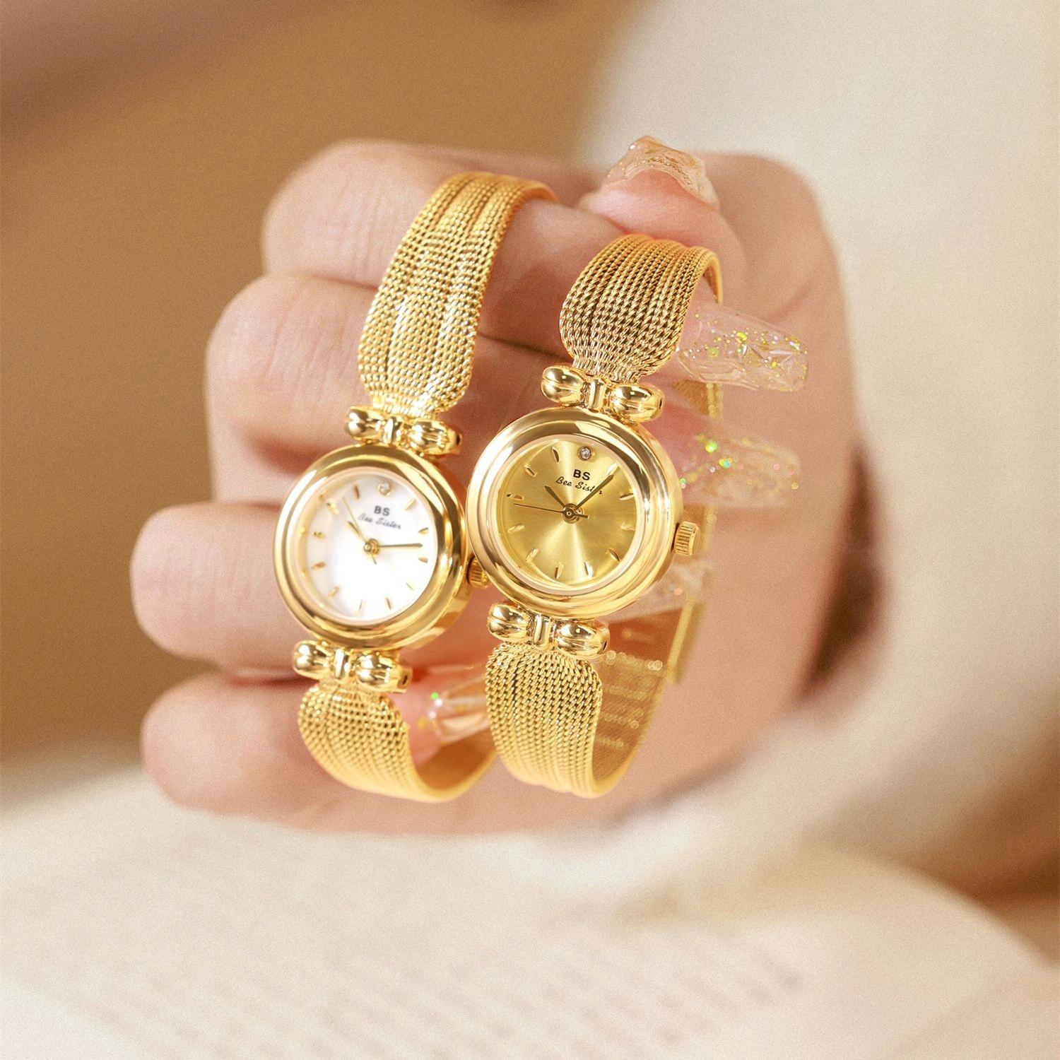 Retro Butterfly Mesh Watch for Women - 22mm Stainless Steel Strap - Classic Silver 4