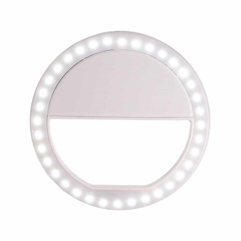 Ring-shaped Selfie Light for Live Photography - Led Flashlight - Black 10