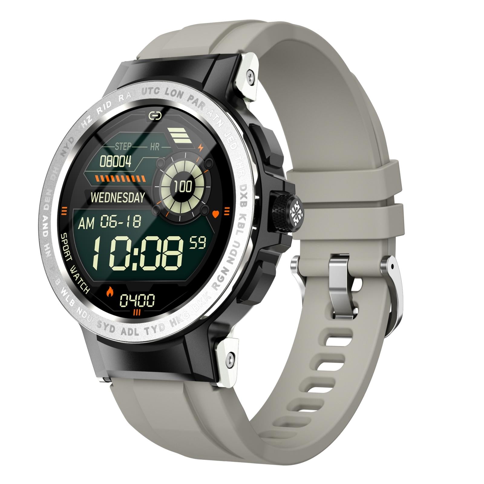 Waterproof Smart Watch With Colour Screen - Ip68 - Gold 14