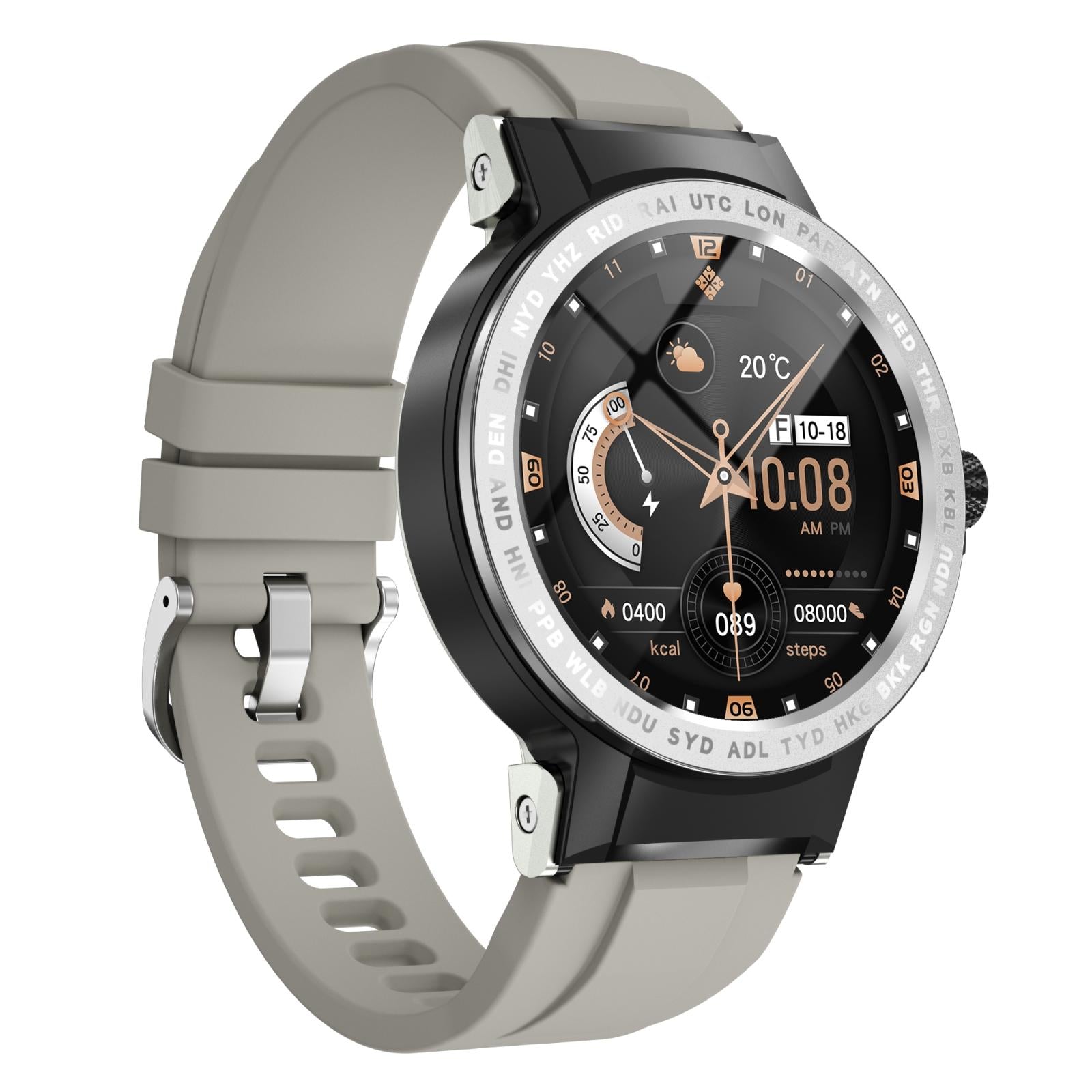 Waterproof Smart Watch With Colour Screen - Ip68 - Gold 15