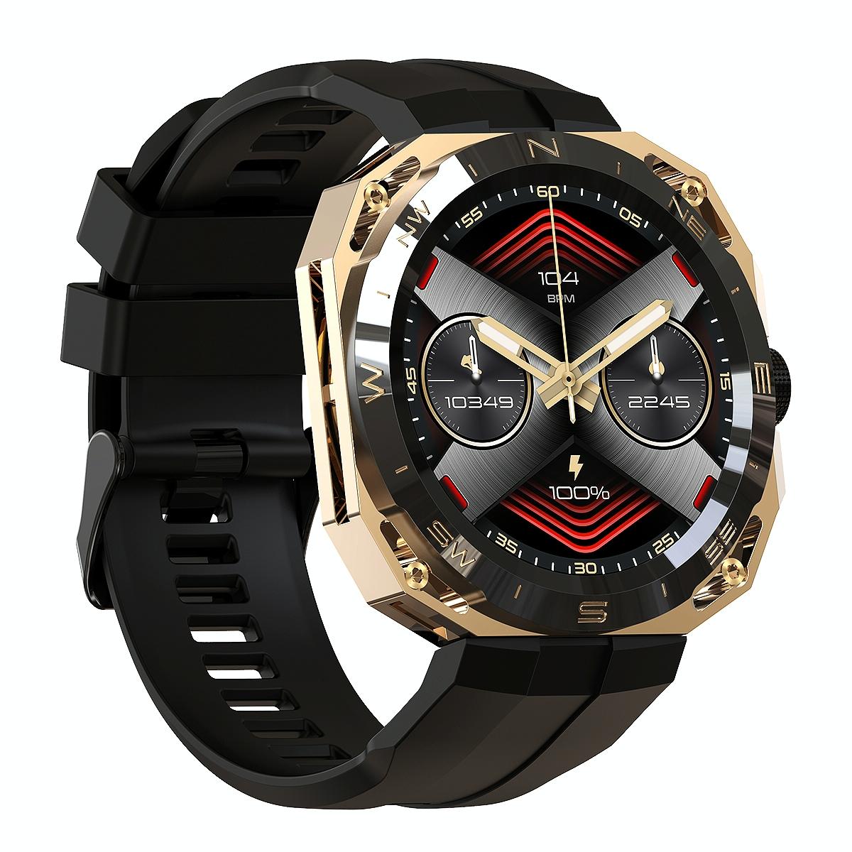 Smart Watch With Heart And Blood Monitoring Colour Screen - Gold 4