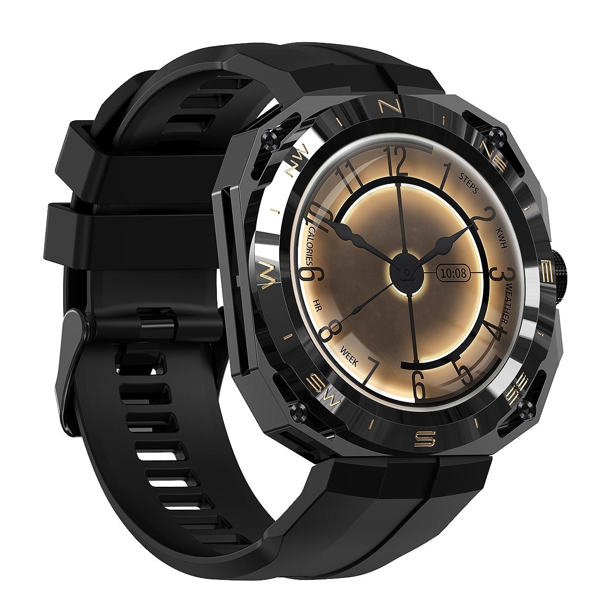Smart Watch With Heart And Blood Monitoring Colour Screen - Gold 14