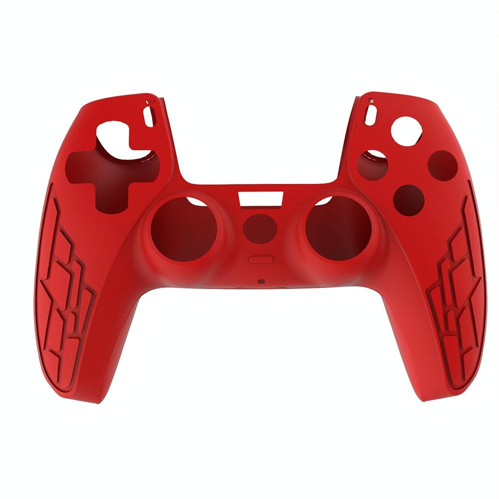Thickened Non-slip Silicone Case for Ps5 Gamepad - Protective Cover - Red 13