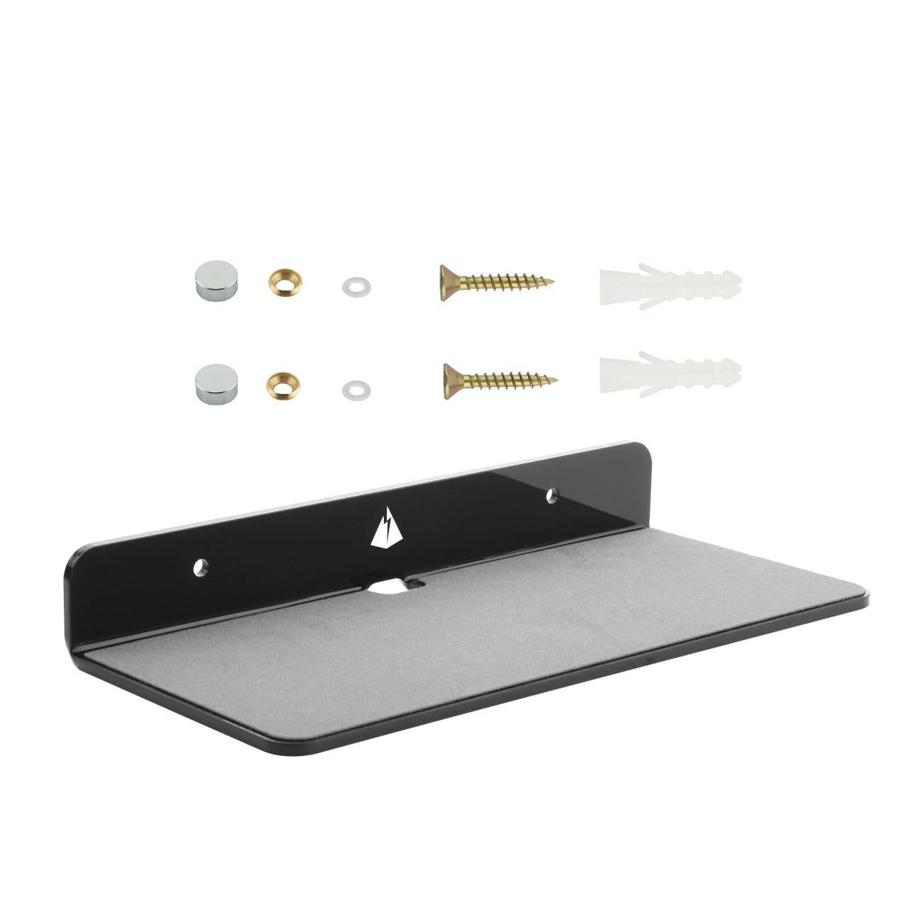 Bluetooth Speaker Wall Storage Bracket - Home Living Room Organizer - Black 12