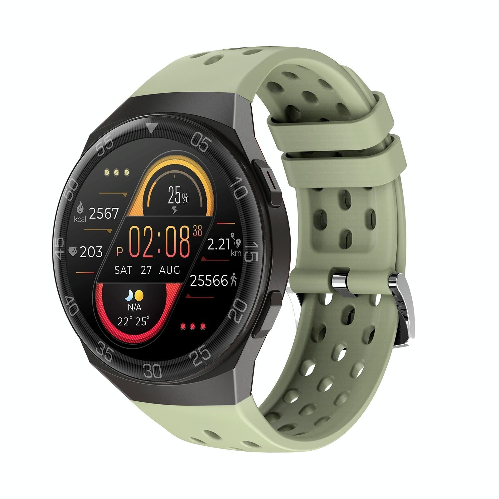 1.28 Inch Ips Screen Bluetooth 5.0 Ip67 Waterproof Smart Watch Support Sleep Monitor / Multi-Sports Mode / Heart Rate Monitor / Blood Pressure Monitoring - Red 15