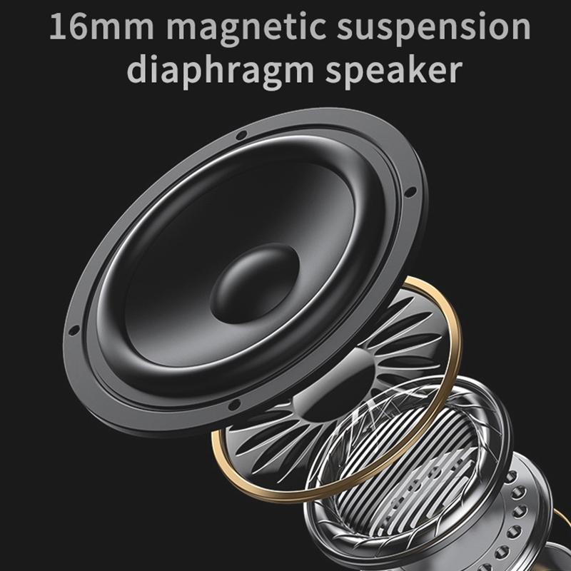 Bluetooth Earphones with Ear-mount Design - Black 9