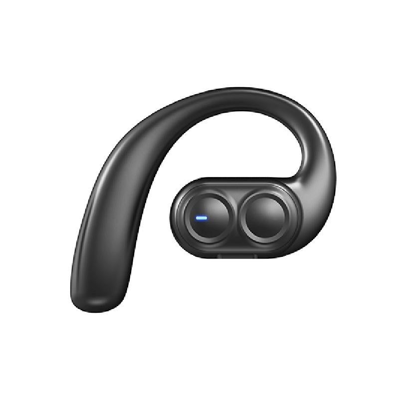 Wireless Dual Speaker On-ear Bluetooth Earphone - Single Ear - White