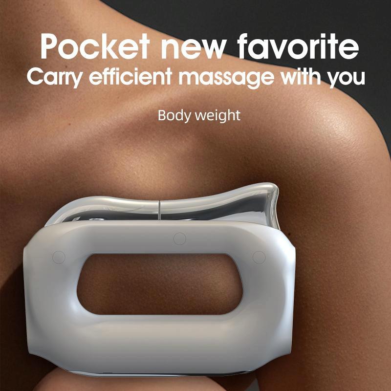 Electric Heating Ems Meridian Dredge Fascia Knife Pain Relief Tool - White 4