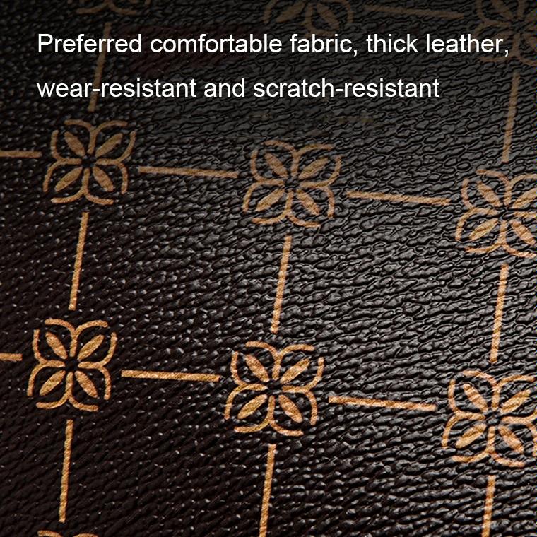 Spacious Print Handbag - Large Capacity - Bronze Deep Coffee Print 6