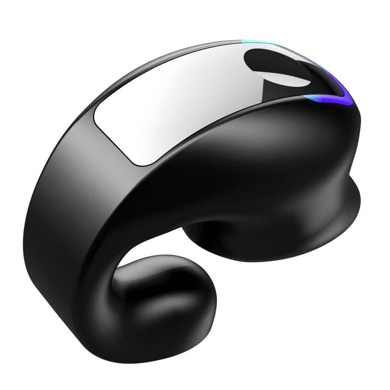Lightweight Waterproof Bluetooth Earphone with Clip - Single-ear - White 13