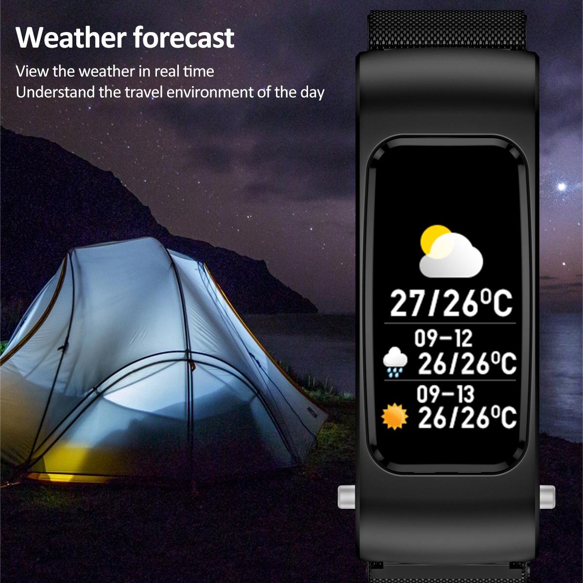 1.08 Inch Waterproof Smart Watch With Bluetooth Call - Silver 10