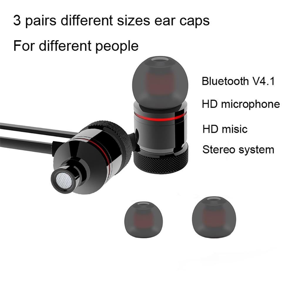 Wireless Bluetooth Sport Earbuds with Mic - Moreblue S07 - Gold 4