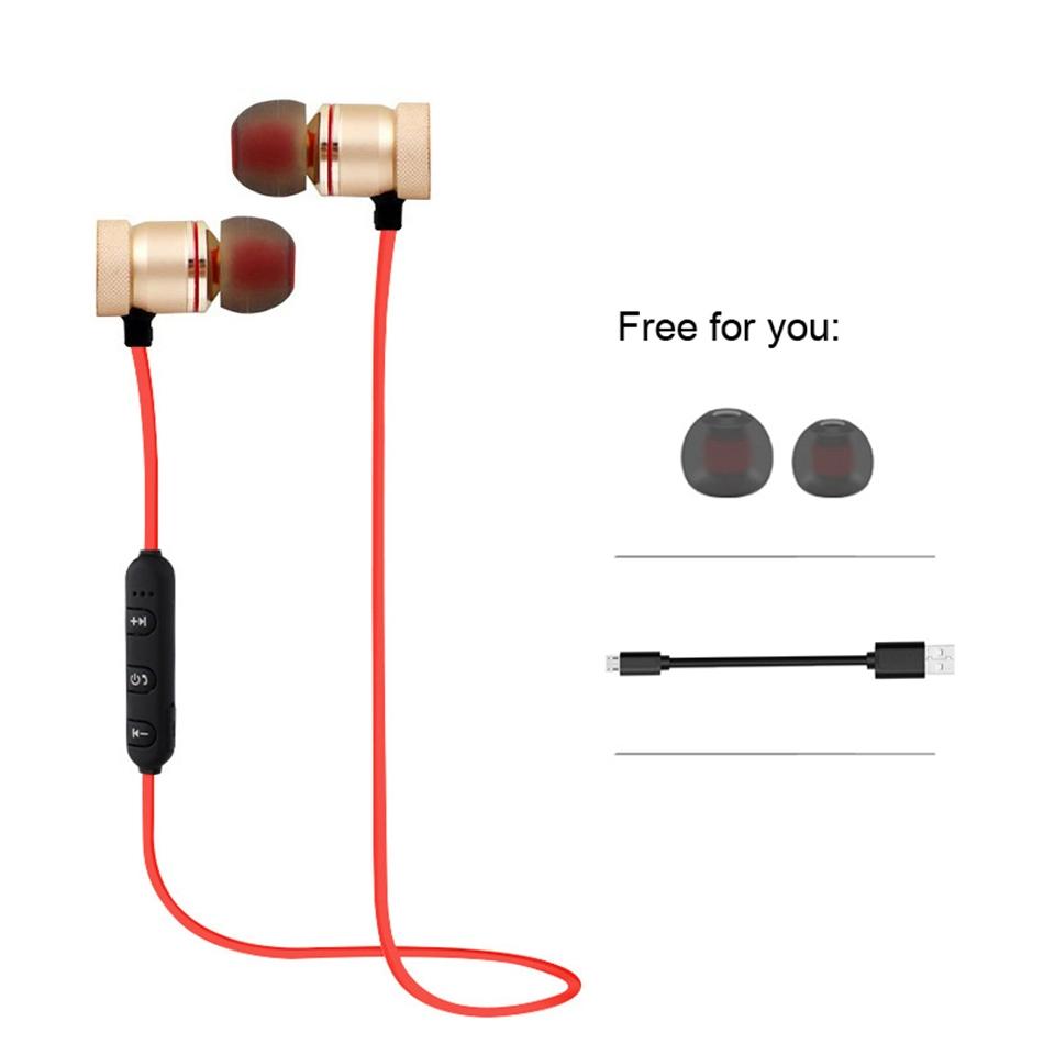 Wireless Bluetooth Sport Earbuds with Mic - Moreblue S07 - Gold 6