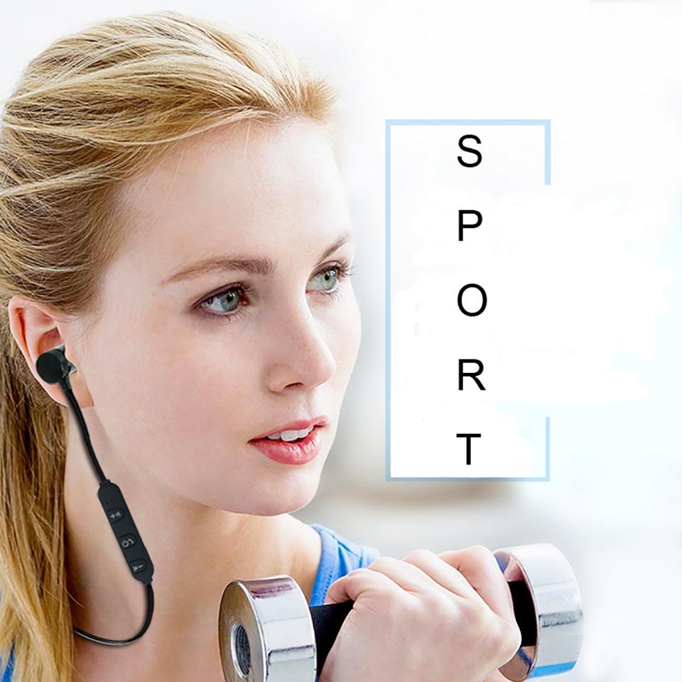 Wireless Bluetooth Sport Earbuds with Mic - Moreblue S07 - Gold 8