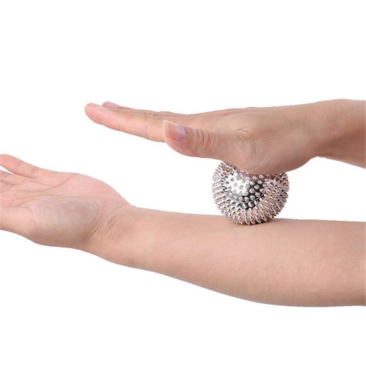 1 Pair Magnetic Massage Balls Relax Muscles & Relieve Pressure 3.2Cm - Silver 8