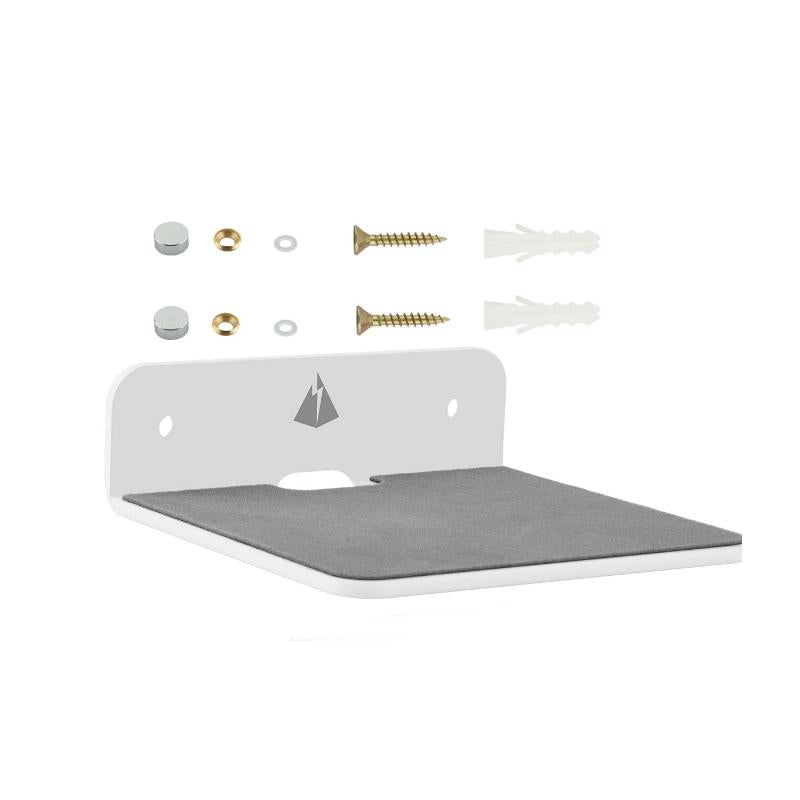 Wall-mounted Bluetooth Speaker Bracket with Phone Charging - Black