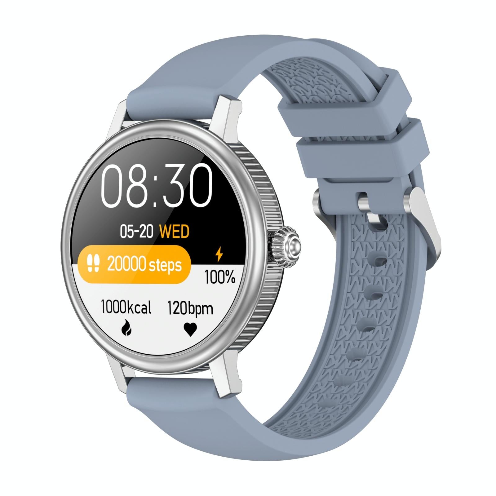 Smart Silicone Screen Watch - Pink 10