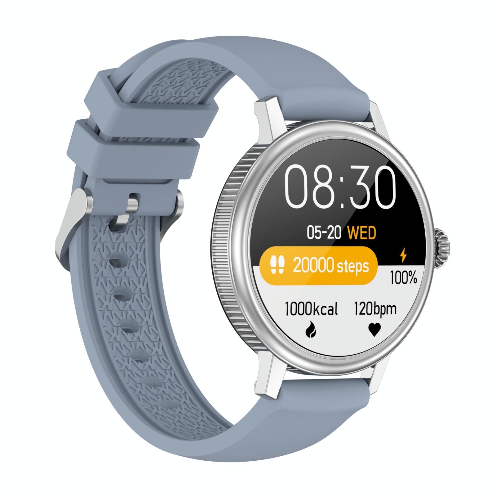 Smart Silicone Screen Watch - Pink 12