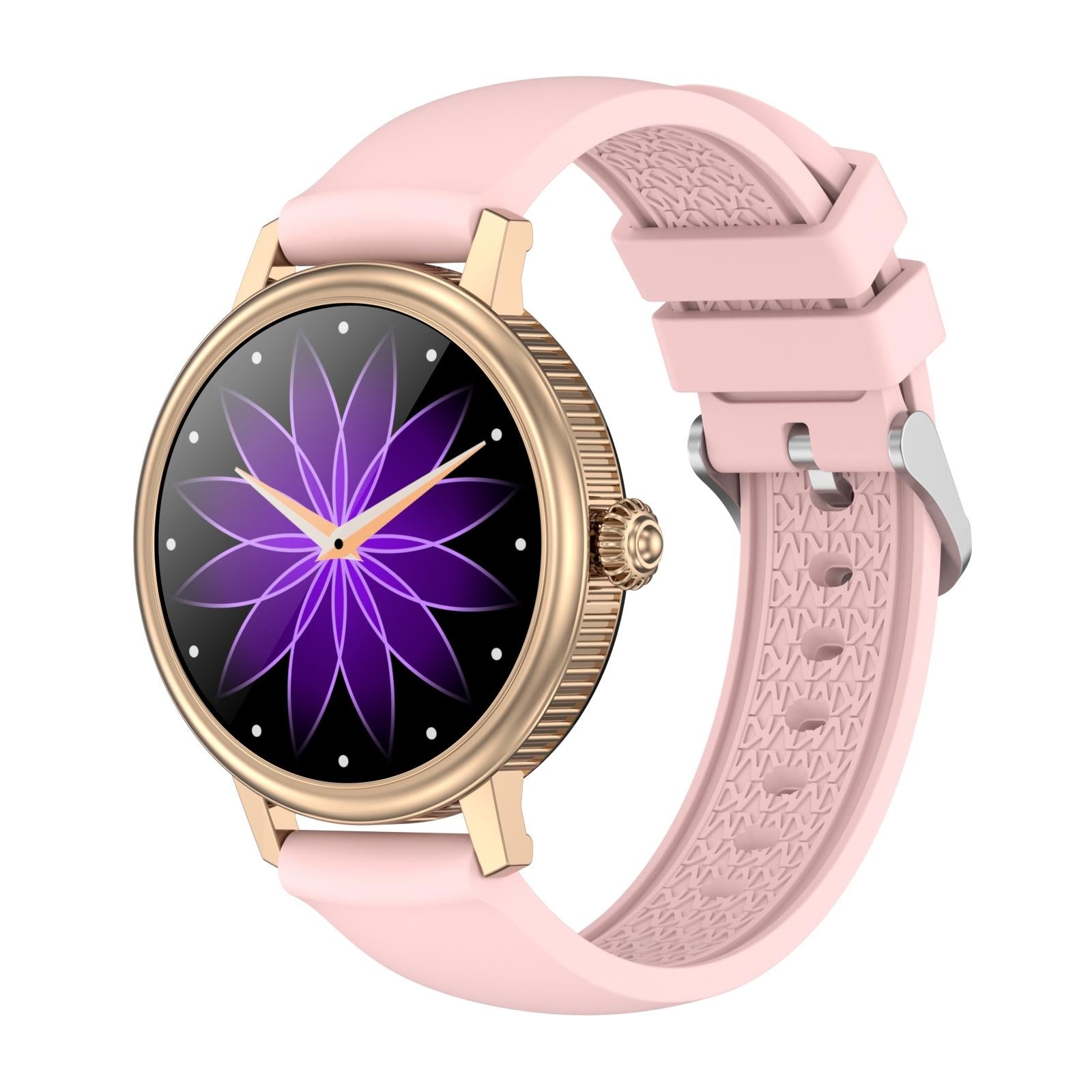 Smart Silicone Screen Watch - Pink 13