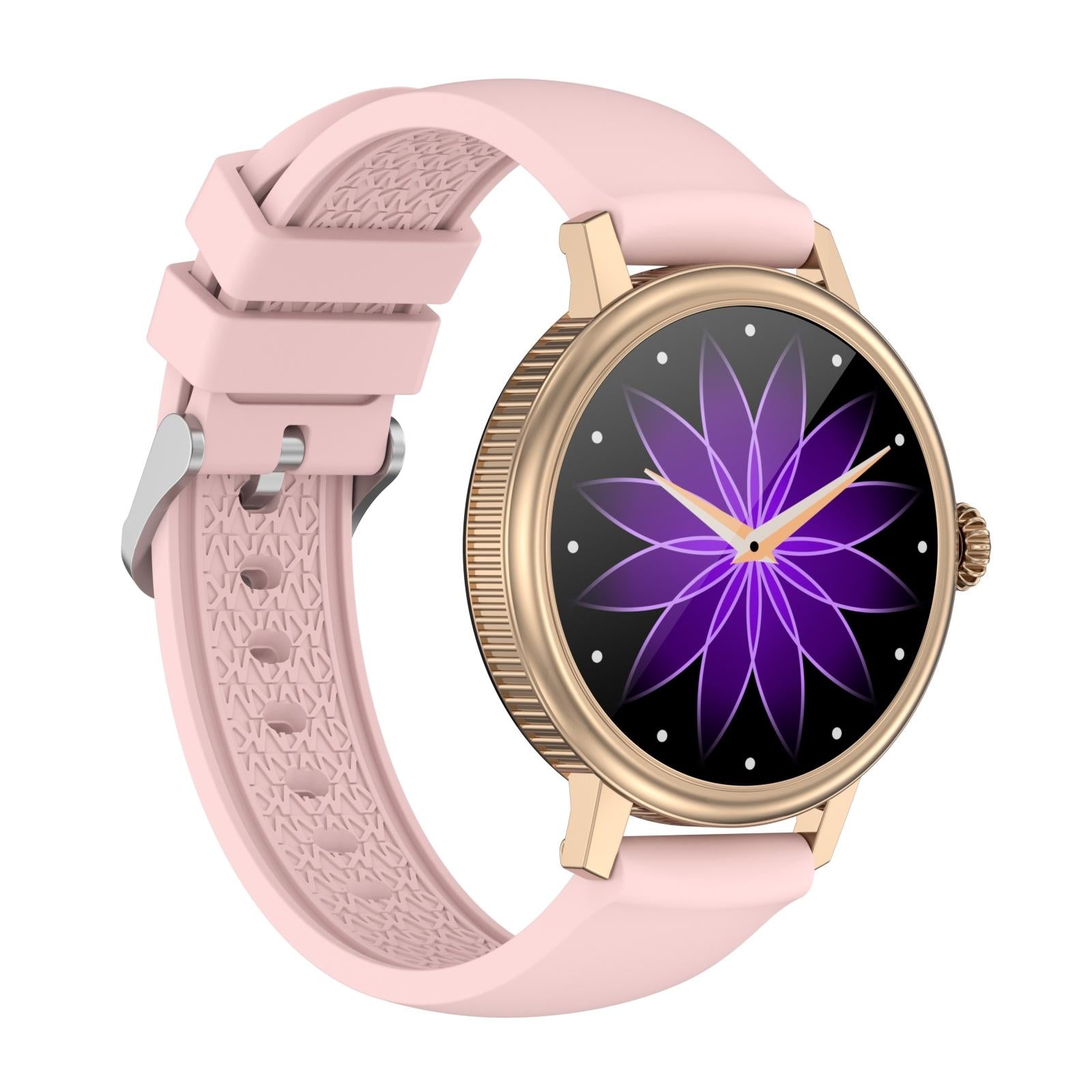 Smart Silicone Screen Watch - Pink 15