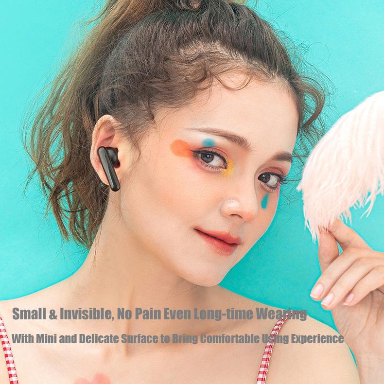 Mini Touch Control Tws Wireless Earphones with Mic & Charger Box - Blue 11