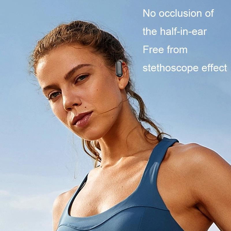 Wireless Noise-cancelling Bluetooth Earbuds with Led Display - Blue 9