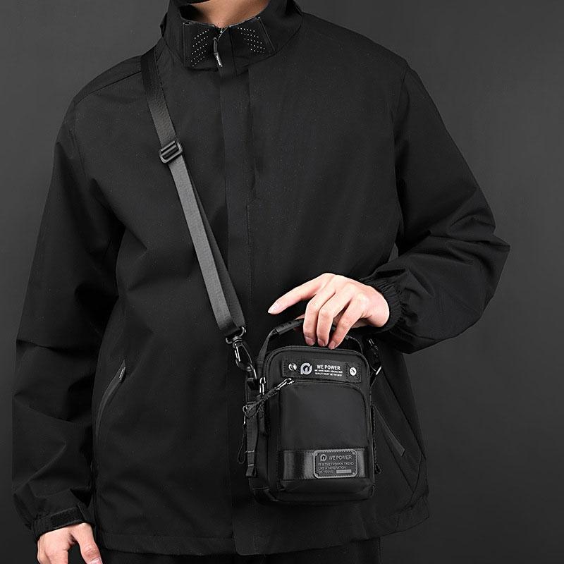 Waterproof Men Shoulder Bag Versatile Outdoor Crossbody For Travel & Everyday Use - Grey 12