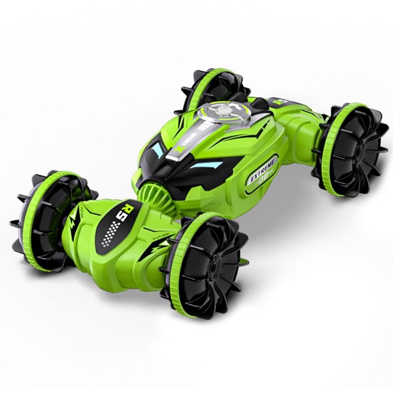Double-sided 2.4g Rc Amphibious Car - 4wd - Blue 10