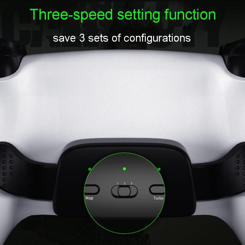 Customizable Dual Back Clip for Ps5 - White Diy Kit 8