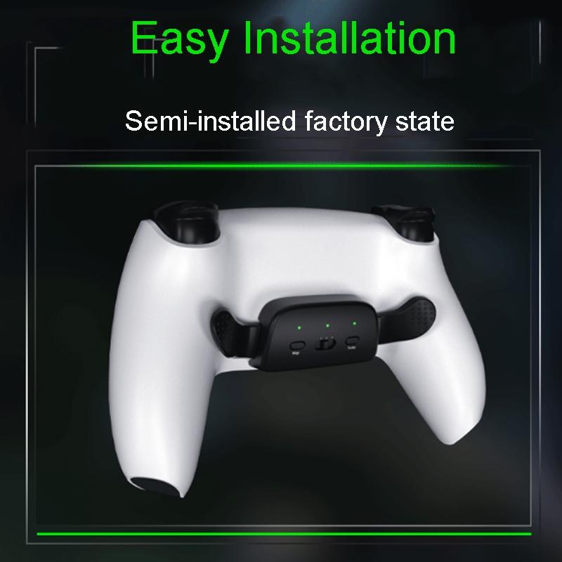 Customizable Dual Back Clip for Ps5 - White Diy Kit 10