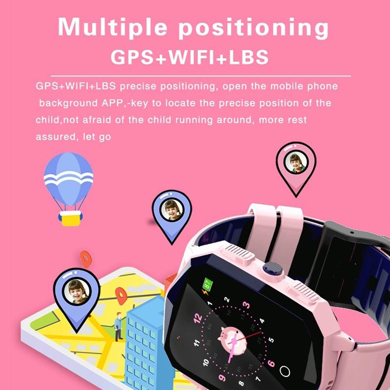 1.4 Inch 4G Gps Positioning Children Calling Watch With Sos Function - Blue 6