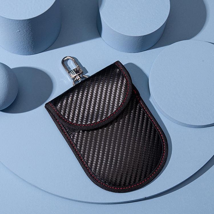 2-pack Rfid Key & Phone Signal Shield - Black Carbon Fiber 4