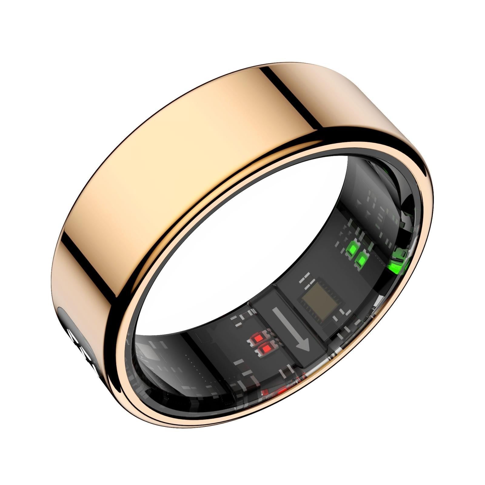 12 Size R11 Smart Ring Heart Rate Oxygen Sleep Sports - Gold 14