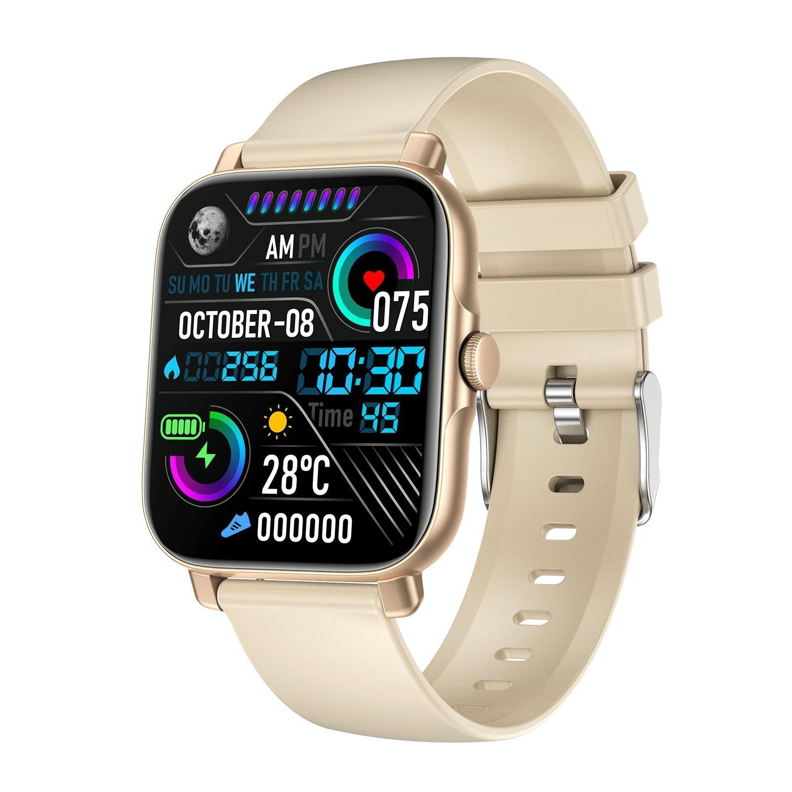 1.69 Inch Ip67 Waterproof Smart Watch With Bluetooth Call & Multiple Sports Modes - Silver 11