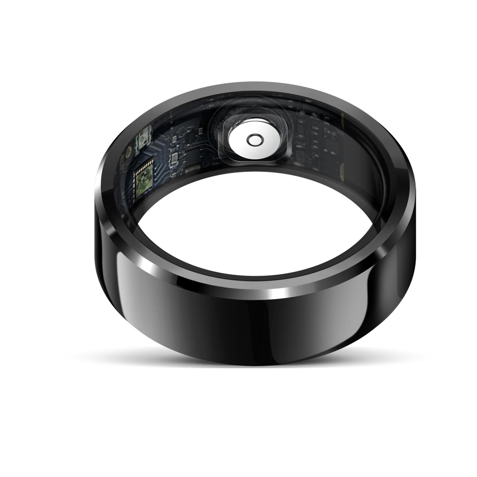 Smart Ring With Heart Rate Blood Oxygen And Sleep Monitoring - Size 9 - White 4