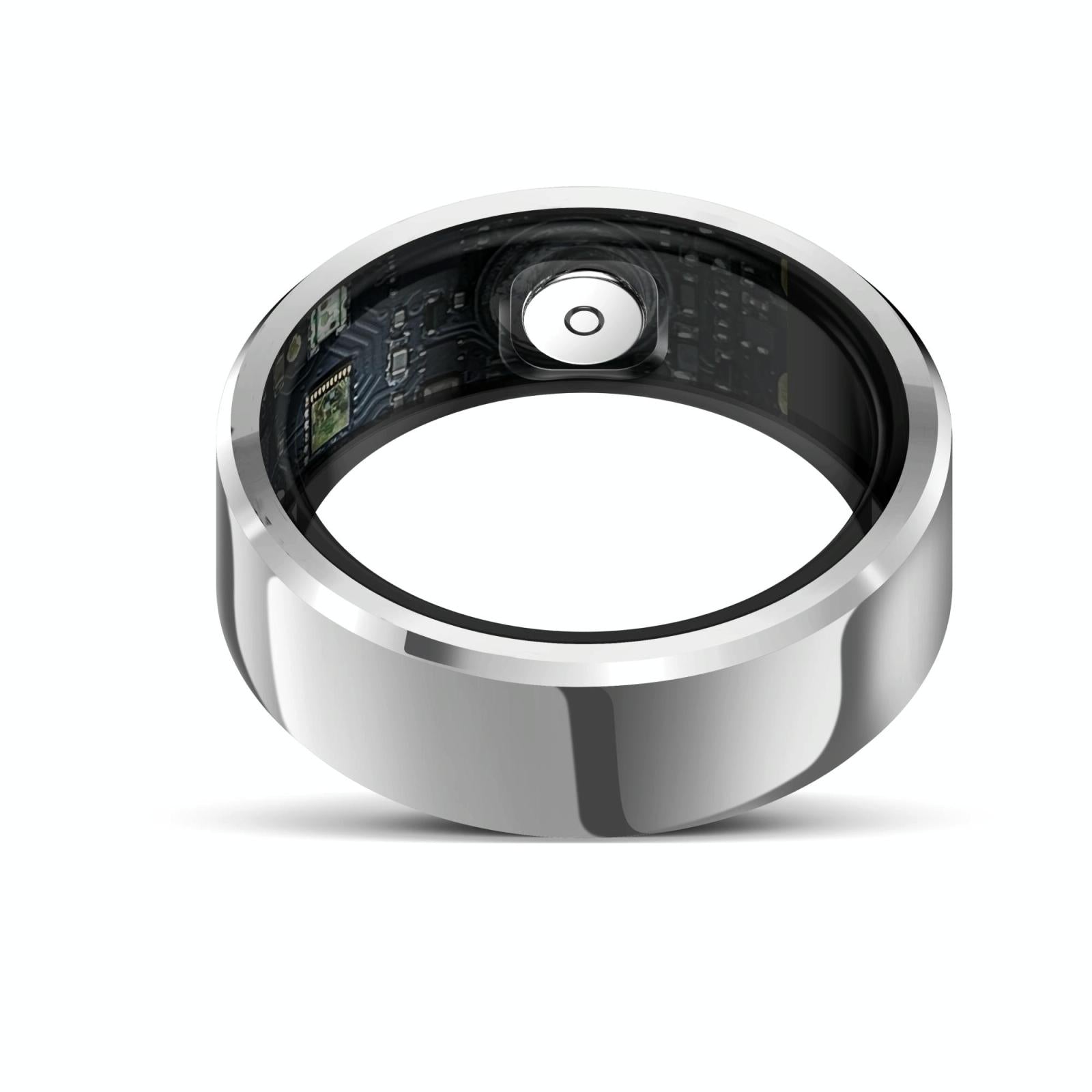 Smart Ring With Heart Rate Blood Oxygen And Sleep Monitoring - Size 9 - White 13