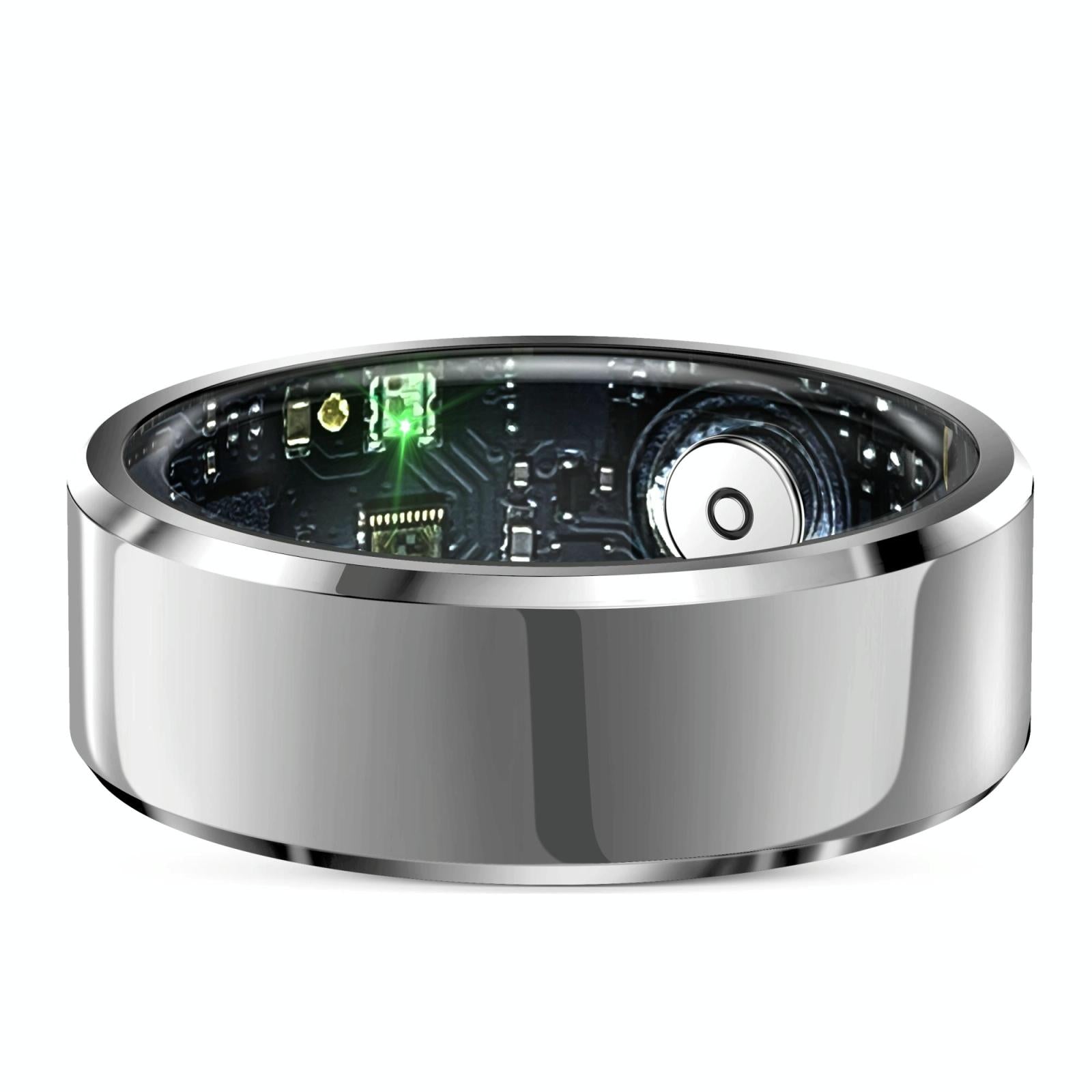 Smart Ring With Heart Rate Blood Oxygen And Sleep Monitoring - Size 9 - White 14