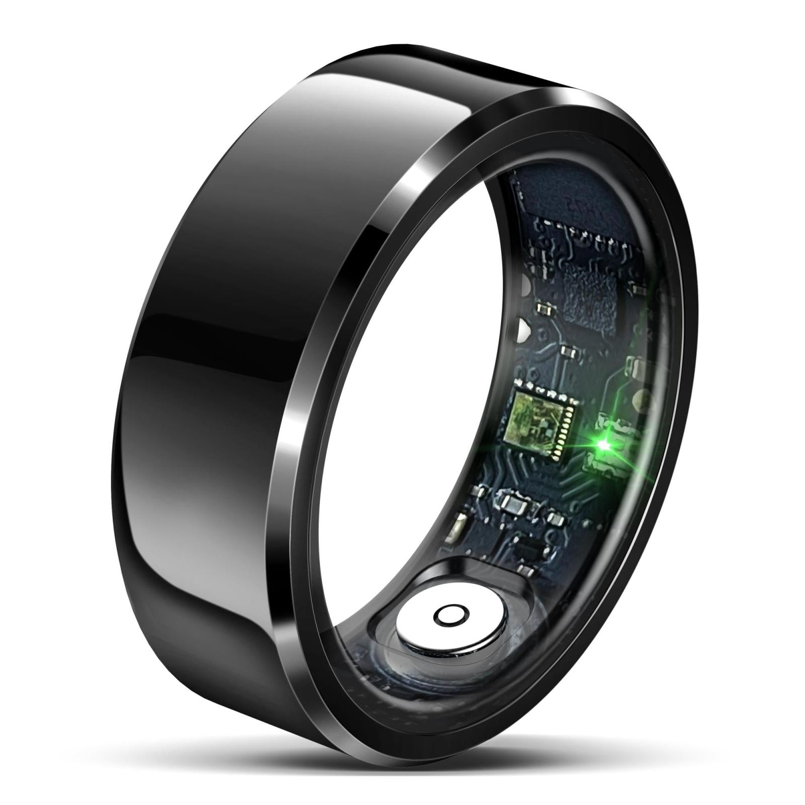 Smart Ring With Heart Rate Blood Oxygen And Sleep Monitoring - Size 9 - White 15