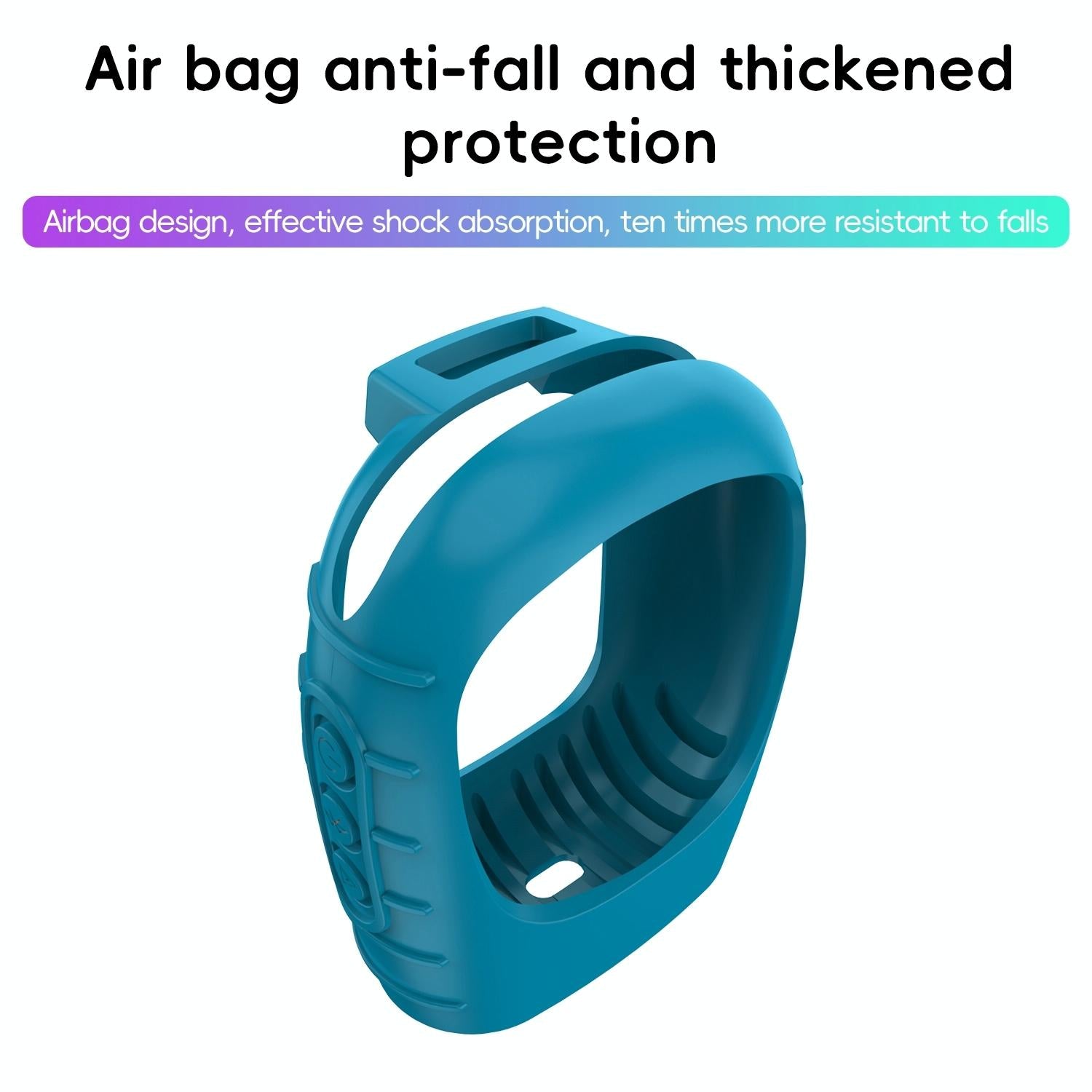 Shockproof Silicone Case for Jbl Clip 5 Bluetooth Speaker - Blue 6