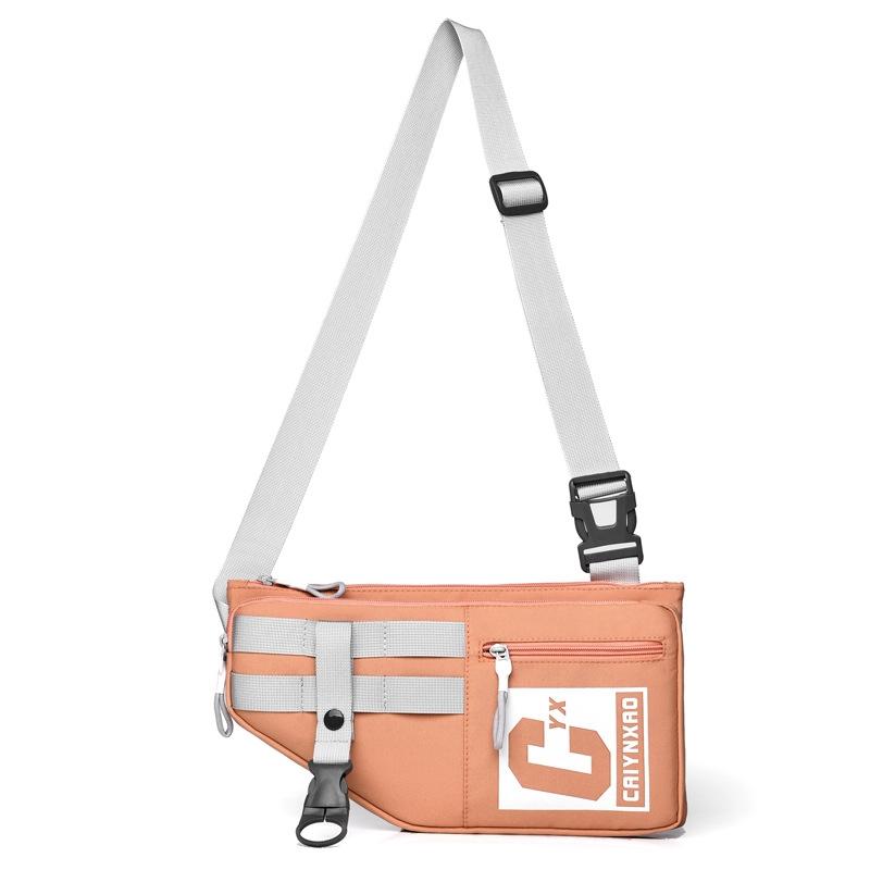 Large Sports Shoulder Bag With Multiple Pockets 2502 - Pink 8