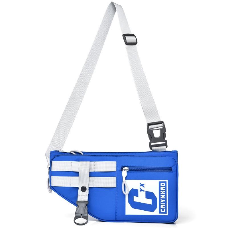 Large Sports Shoulder Bag With Multiple Pockets 2502 - Pink 11