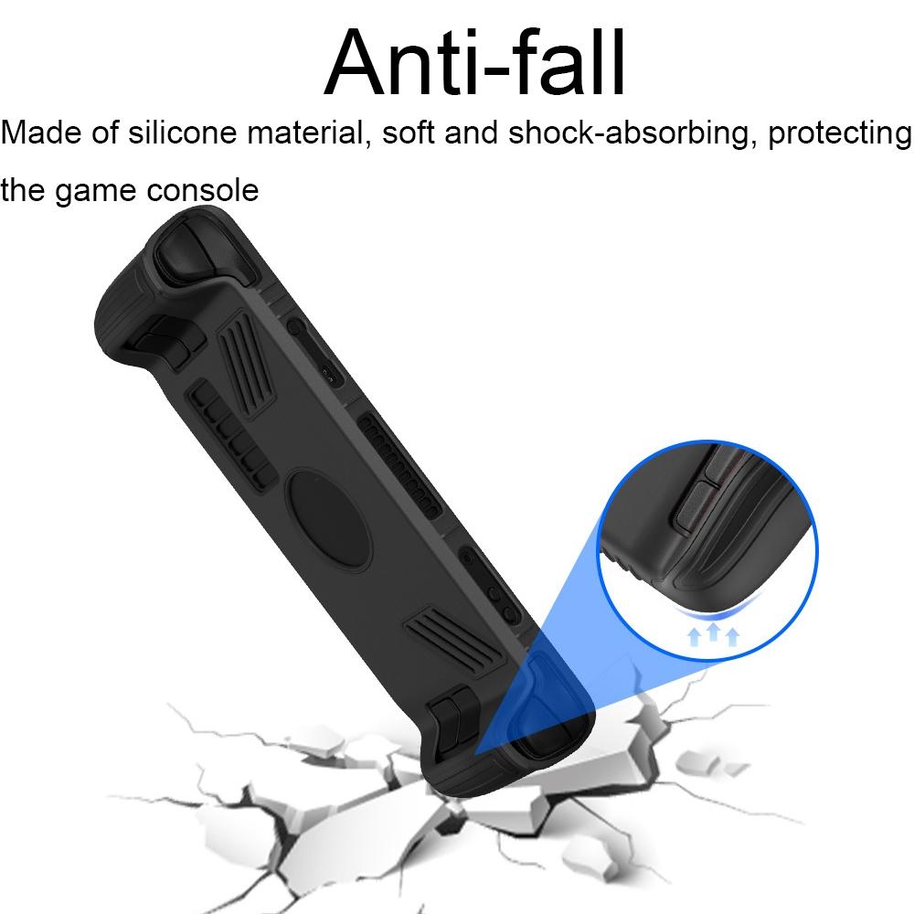Pocket Console Silicone Case - Non-slip Protection for Steam Deck V3 - Red 6