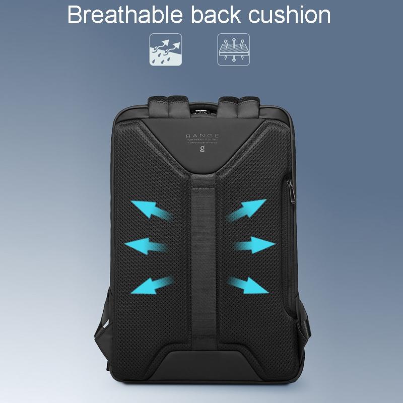 Versatile Laptop Backpack for Travel and Business - Gray 7